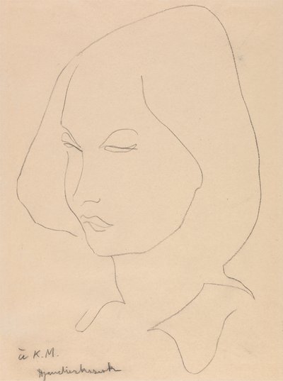 Katherine Mansfield de Henri Gaudier Brzeska