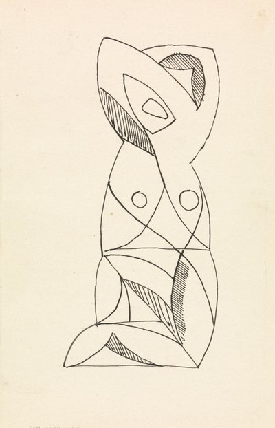 Figura Feminina de Ajoelhamento de Henri Gaudier Brzeska