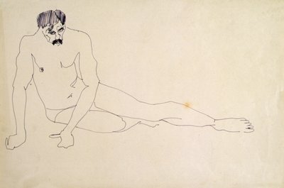 Descanso Nudista Masculino de Henri Gaudier Brzeska