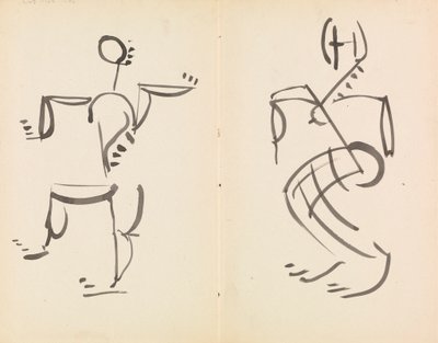 Números de Danças Masculinas e Femininas de Henri Gaudier Brzeska
