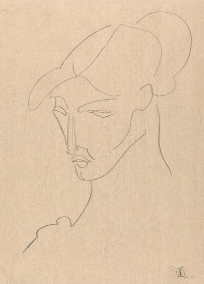 Retrato de uma Mulher de Henri Gaudier-Brzeska