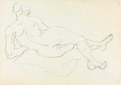 Figura Feminina Reclinada de Henri Gaudier Brzeska