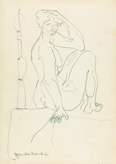 Figura Feminina Sentada de Henri Gaudier Brzeska