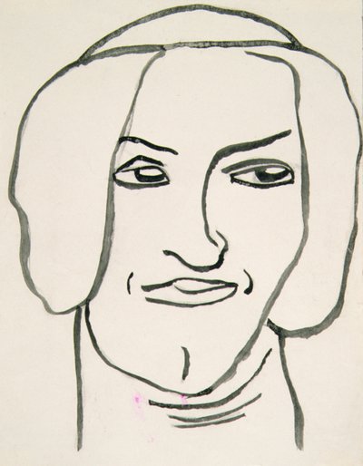 Sophie Sorrindo de Henri Gaudier Brzeska