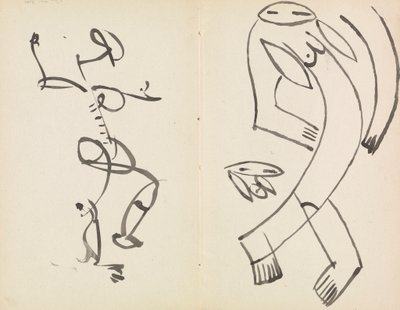Estudos de Duas Figuras Dançantes de Henri Gaudier Brzeska