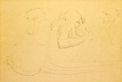 Três Macacos de Henri Gaudier Brzeska