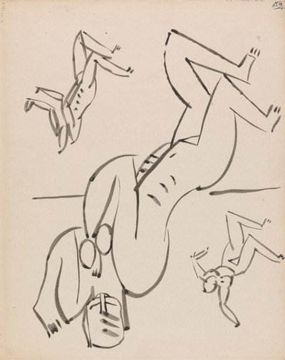 Três Estudos para uma Figura Feminina de Henri Gaudier-Brzeska