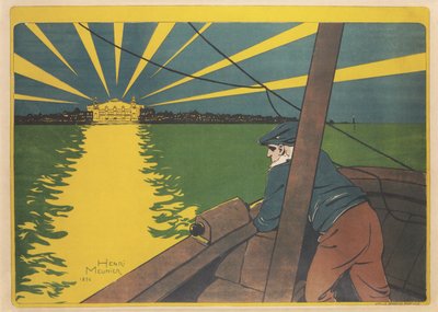Cassino Blankenberge, 1896. de Henri Georges Meunier