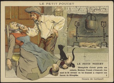 Anúncio para Ricqles Peppermint Cure (lito colorido) de Henri Gerbault