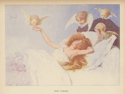 Sonho de Amor (cor litho) de Henri Gerbault