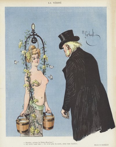 Ilustração para Le Rire (cor litho) de Henri Gerbault