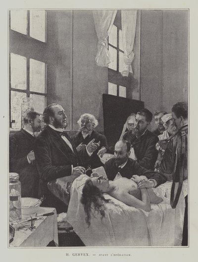 Avant lOperation (antes da operação) de Henri Gervex