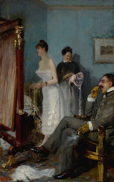 Nana, início da década de 1880. de Henri Gervex