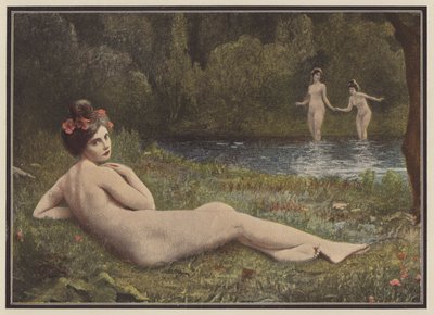 Prazeres do Verão (cor litho) de Henri Guinier