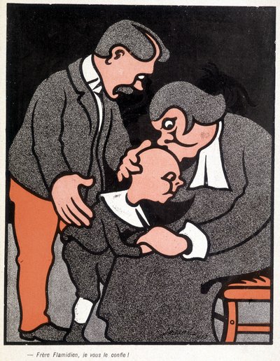 Frère Flamidien, je vous le confie - de Henri Gustave Jossot (1866-1951), em "L