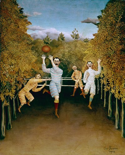 Os jogadores de futebol de Henri J.F. (1844-1910) Rousseau