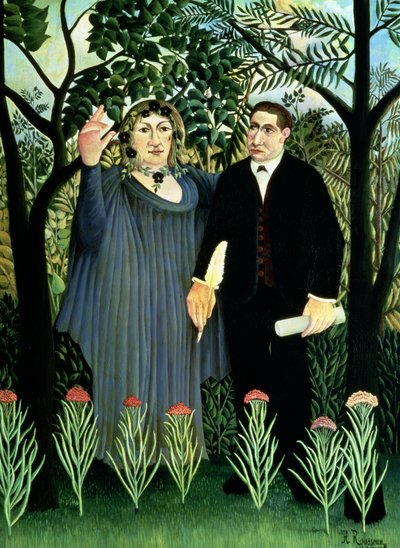 A Musa Inspiradora do Poeta de Henri J.F. Rousseau