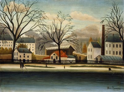 Subúrbios; Subúrbios, c.1896 de Henri J.F. Rousseau