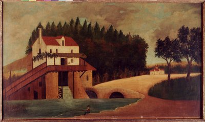 O moinho, c.1896 de Henri J.F. Rousseau