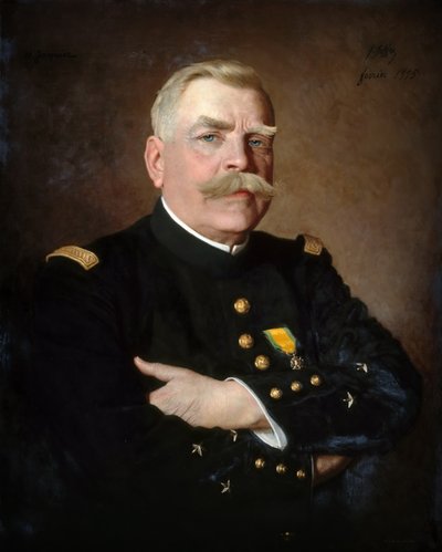 Retrato de Joseph Joffre 1852-1931, marechal da França de Henri Jacquier