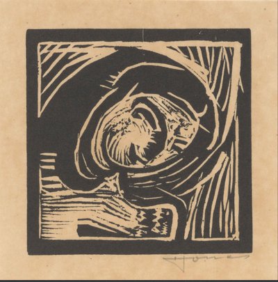 Cabeça de uma figura de Henri Jonas (signed by artist)