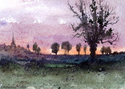 Paisagem, 1881 de Henri Joseph Harpignies