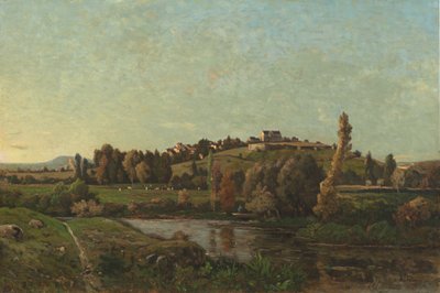 Paisagem em Auvergne, 1870. de Henri Joseph Harpignies
