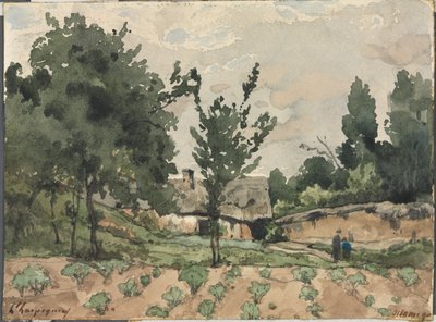 Paisagem com fazenda, 1892. de Henri Joseph Harpignies