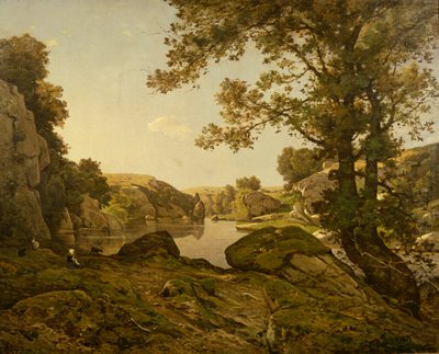 O salto do lobo de Henri Joseph Harpignies