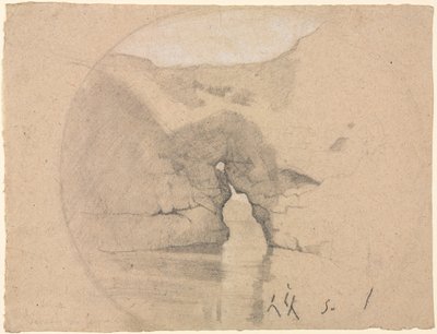 Sorrento, banhos da rainha Jeanne. de Henri Joseph Harpignies
