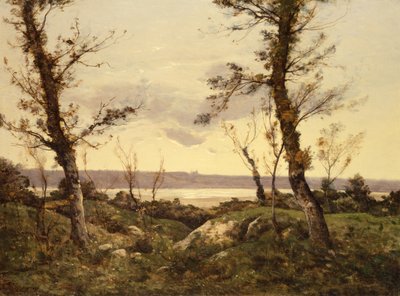 O estuário de 1895 de Henri Joseph Harpignies