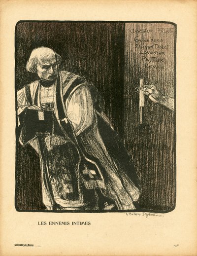 A Placa de Manteiga, número 180, Satirical em P&B de Henri Jules Ferdinand Bellery Defontaines