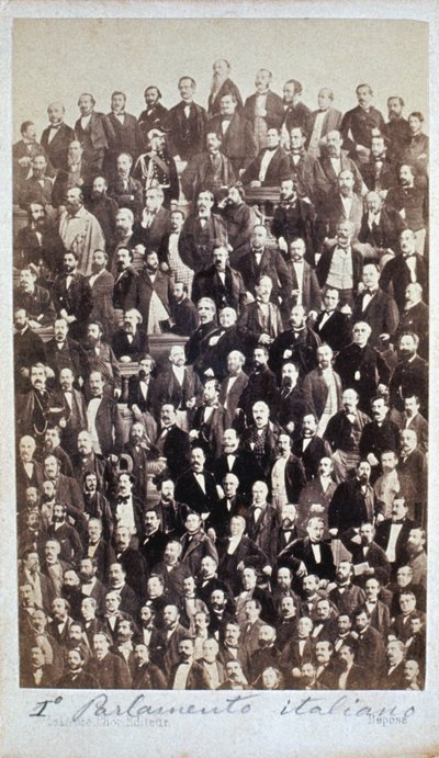 O PRIMEIRO PARLAMENTO ITALIANO 1861 de Henri Le Lieure