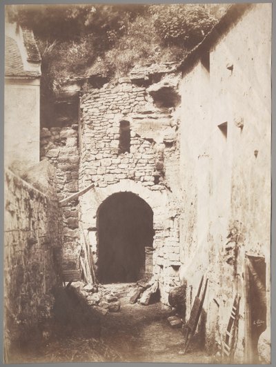 Atrás da Fazenda Troglodita, c. 1853. de Henri Le Secq