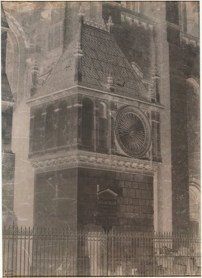 Sem título (Catedral de Chartres, Pavilhão do Relógio) de Henri Le Secq