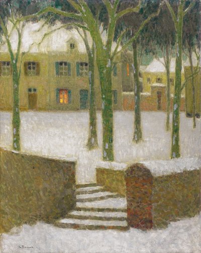 Um lugar em Nemours, 1930 de Henri Le Sidaner
