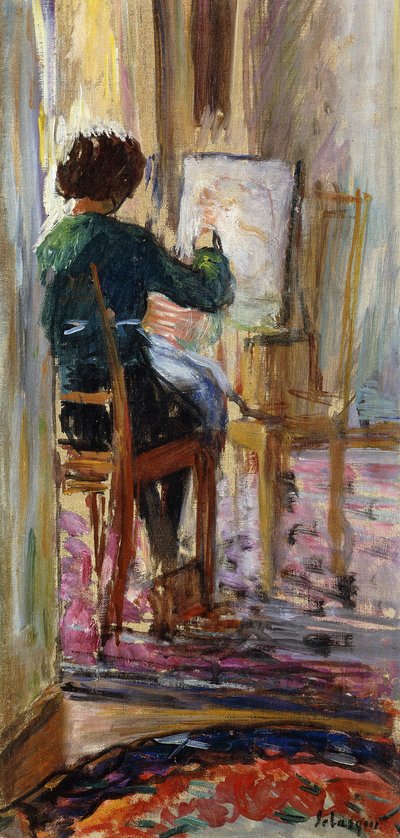 Filha do Artista; A filha do artista, de Henri Lebasque