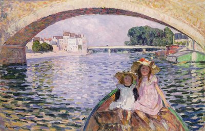 No barco, 1903 de Henri Lebasque