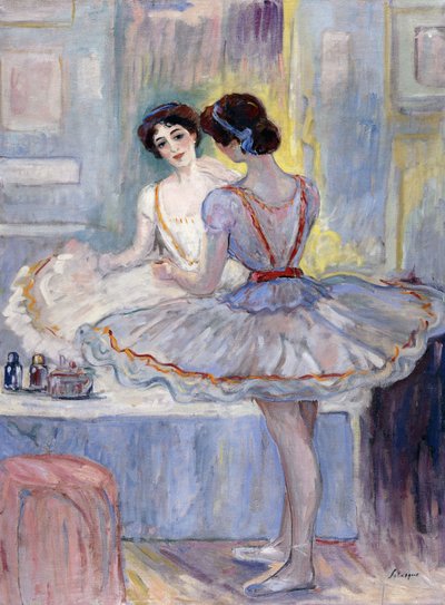 Zambelli em seu camarim; Senhorita Zambelli em sua Loja, 1912 de Henri Lebasque