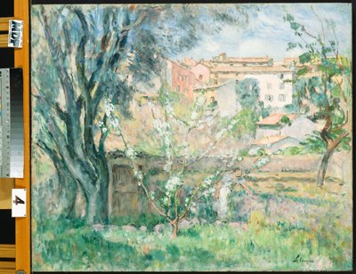 O jardim do artista em Cannet, 1931 de Henri Lebasque