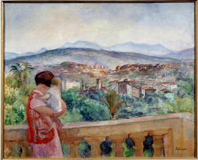 O Canet na Primavera. Pintura de Henri Lebasque (1865 - 1937) de Henri Lebasque