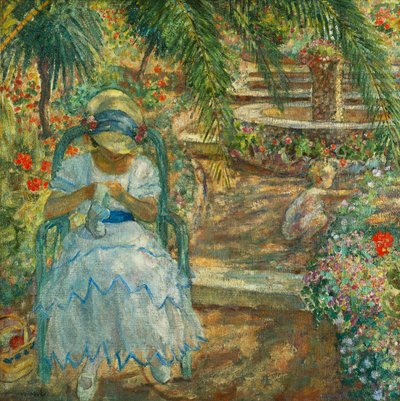 Sob as palmeiras; Sob as palmeiras, de Henri Lebasque