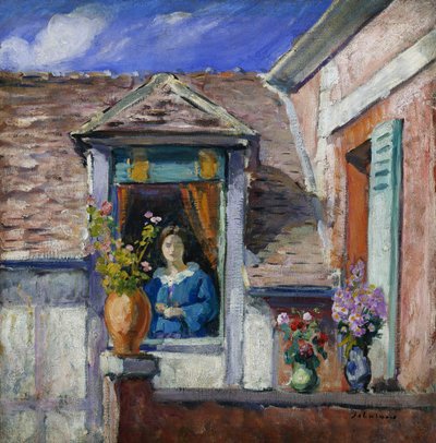 Mulher na janela; Femme à la Fenetre, de Henri Lebasque