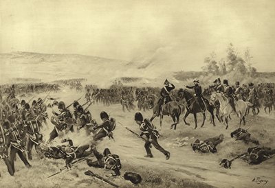 Batalha de Alma, 1854 (gravura) de Henri Louis Dupray