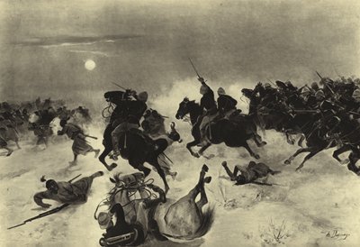 Batalha de Kassassin, 1882 (gravura) de Henri Louis Dupray