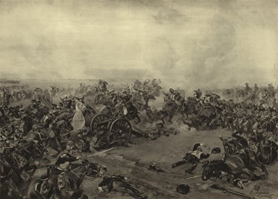 Batalha de Waterloo, 1815 (gravura) de Henri Louis Dupray