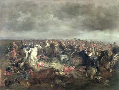 Marechal Ney (1769-1815) e Waterloo, 1869 de Henri Louis Dupray