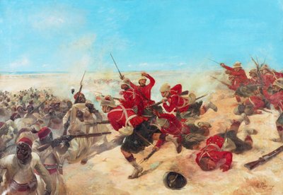 O Relógio Negro na Batalha de Tel-el-Kebir no dia 13 de Setembro de Henri Louis Dupray