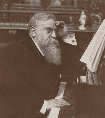 Retrato do compositor Raoul Pugno 1852-1914, c. 1910. de Henri Manuel