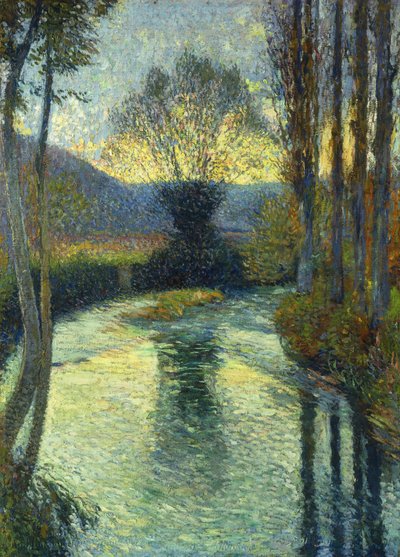 Margens do rio; Na beira do rio, de Henri Martin